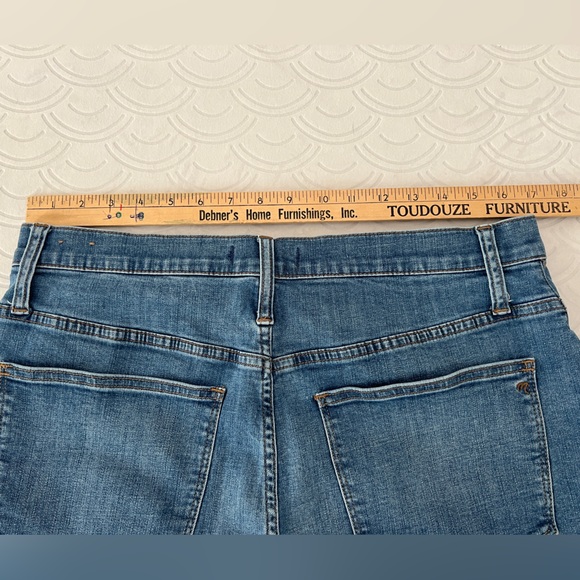 Madewell High Rise Denim Cut Off Shorts | Button Fly | Blue | 31 - Picture 7 of 9